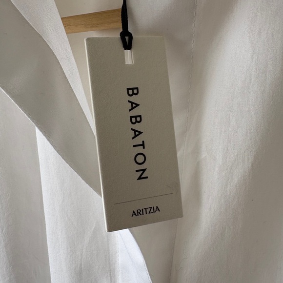 NWT Artiza Oversized Classic White Button-Up Shirt - Picture 6 of 12